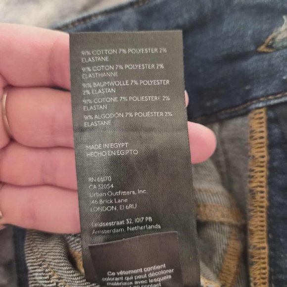 We The Free Hippie Indie 70s Theme TALL High Waist Disco Retro Bell Bottom Jeans - Picture 7 of 11